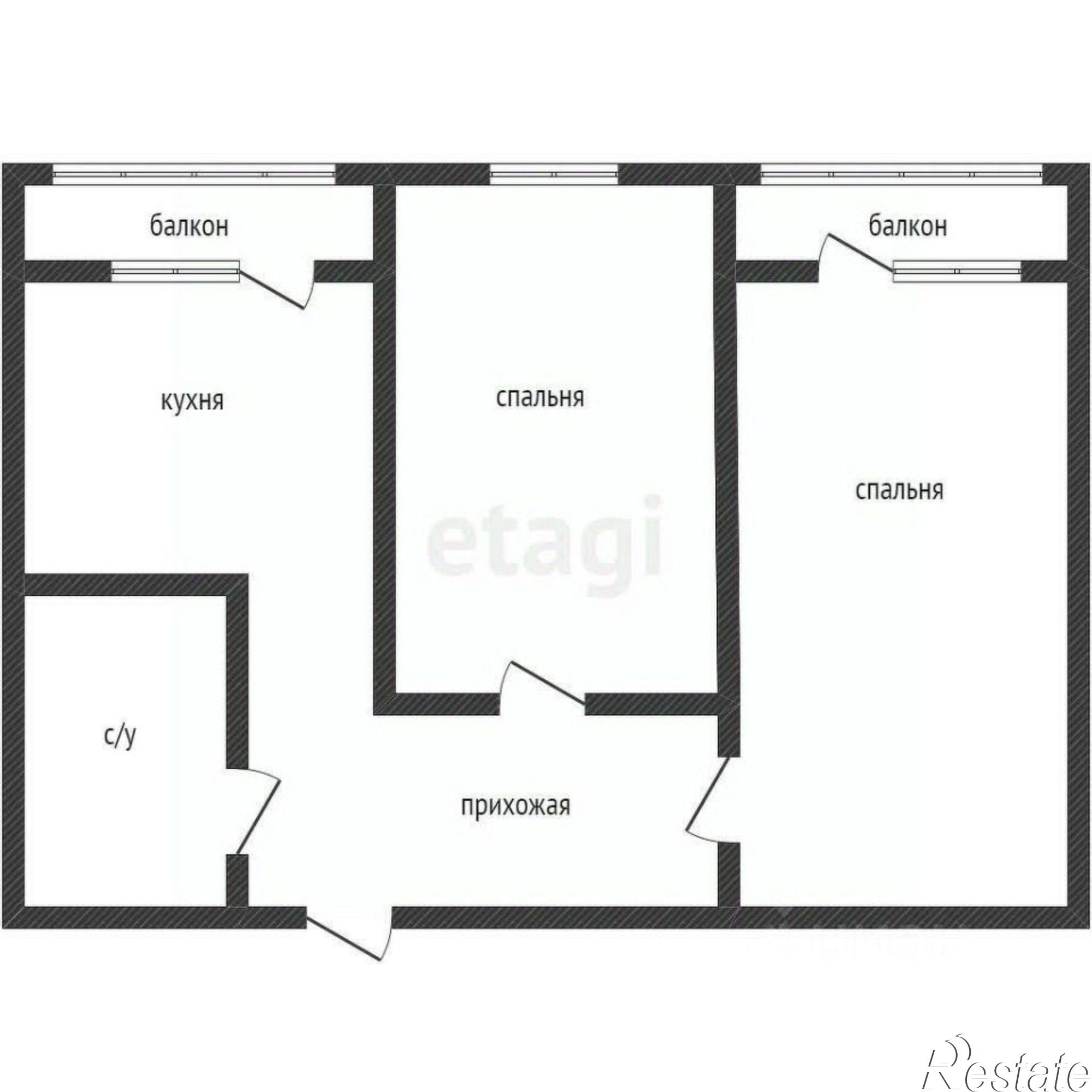 Купить квартиру за 6 160 000 рублей на ул Пономаренко, 5А