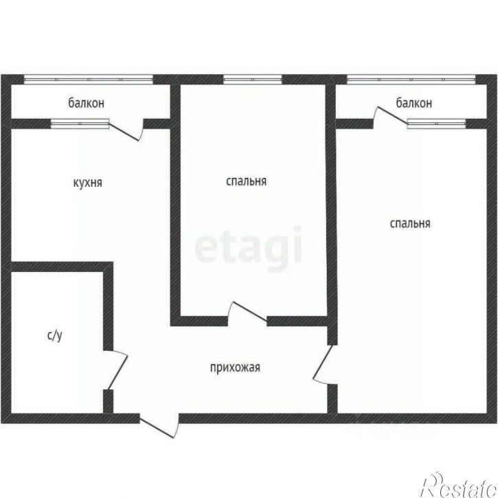 2-комн квартира ул Пономаренко, 5А,  д. 5А