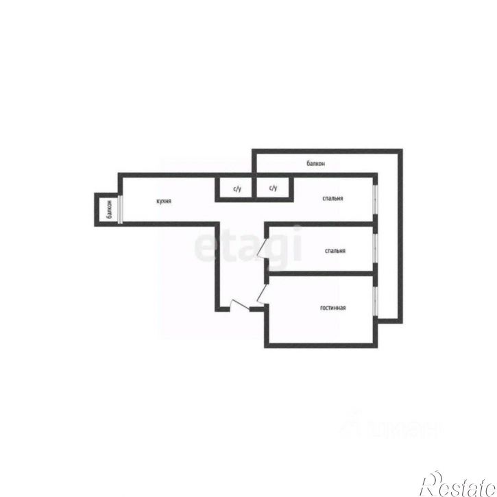 3-комн квартира улица Ленина, 1,  д. 1