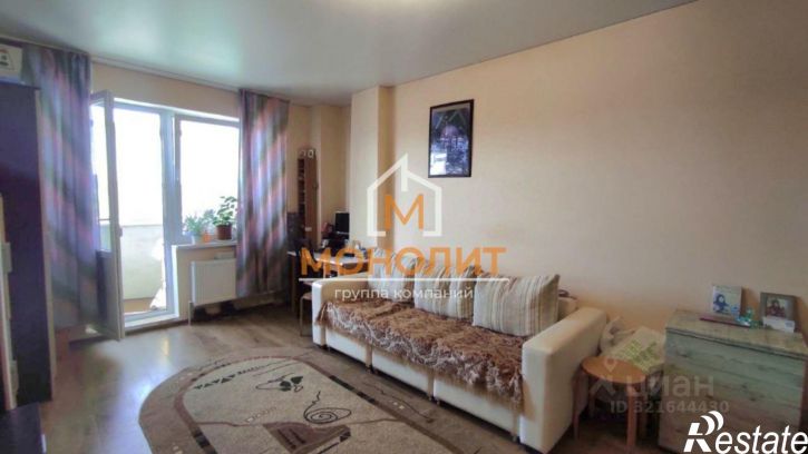 1-комн квартира улица Ярославского, 100Б,  д. 100Б