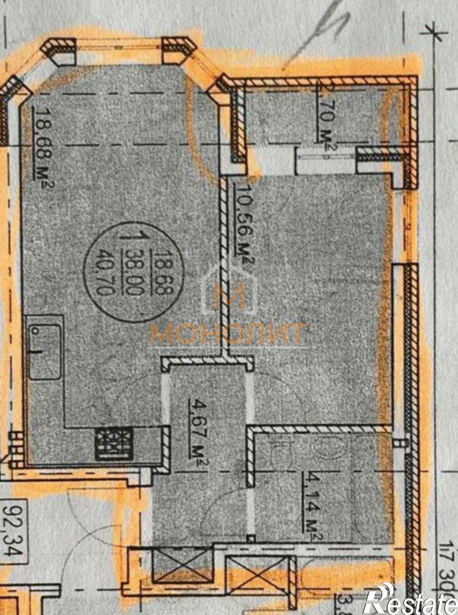 Купить квартиру за 4 000 000 рублей на улица Герцена, 52Д