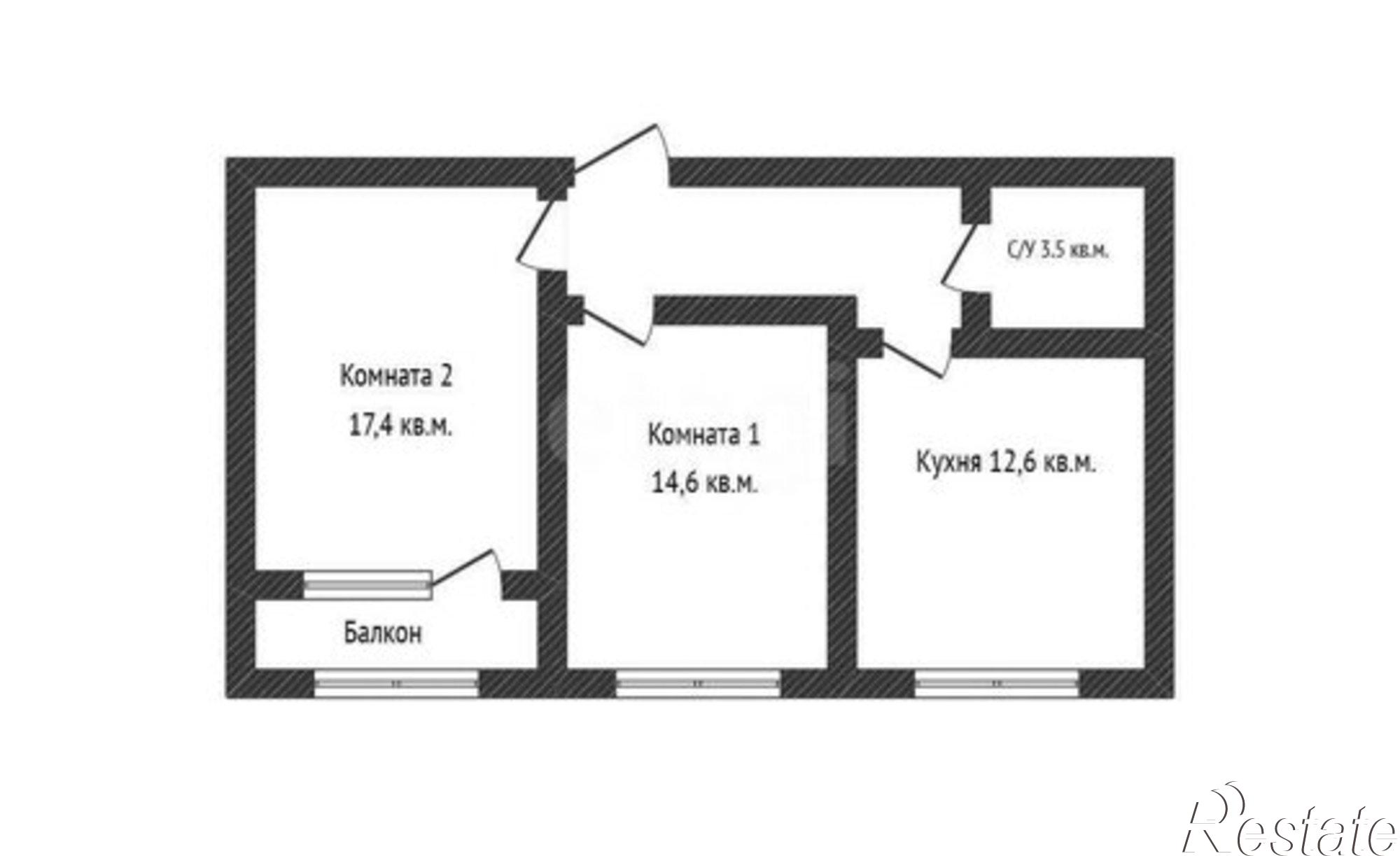 Купить квартиру за 8 225 000 рублей на ул Объездная, 1А