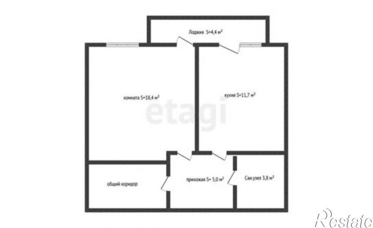 1-комн квартира ул Энгельса, 1/1 1,  д. 1/1 1,  к. 1