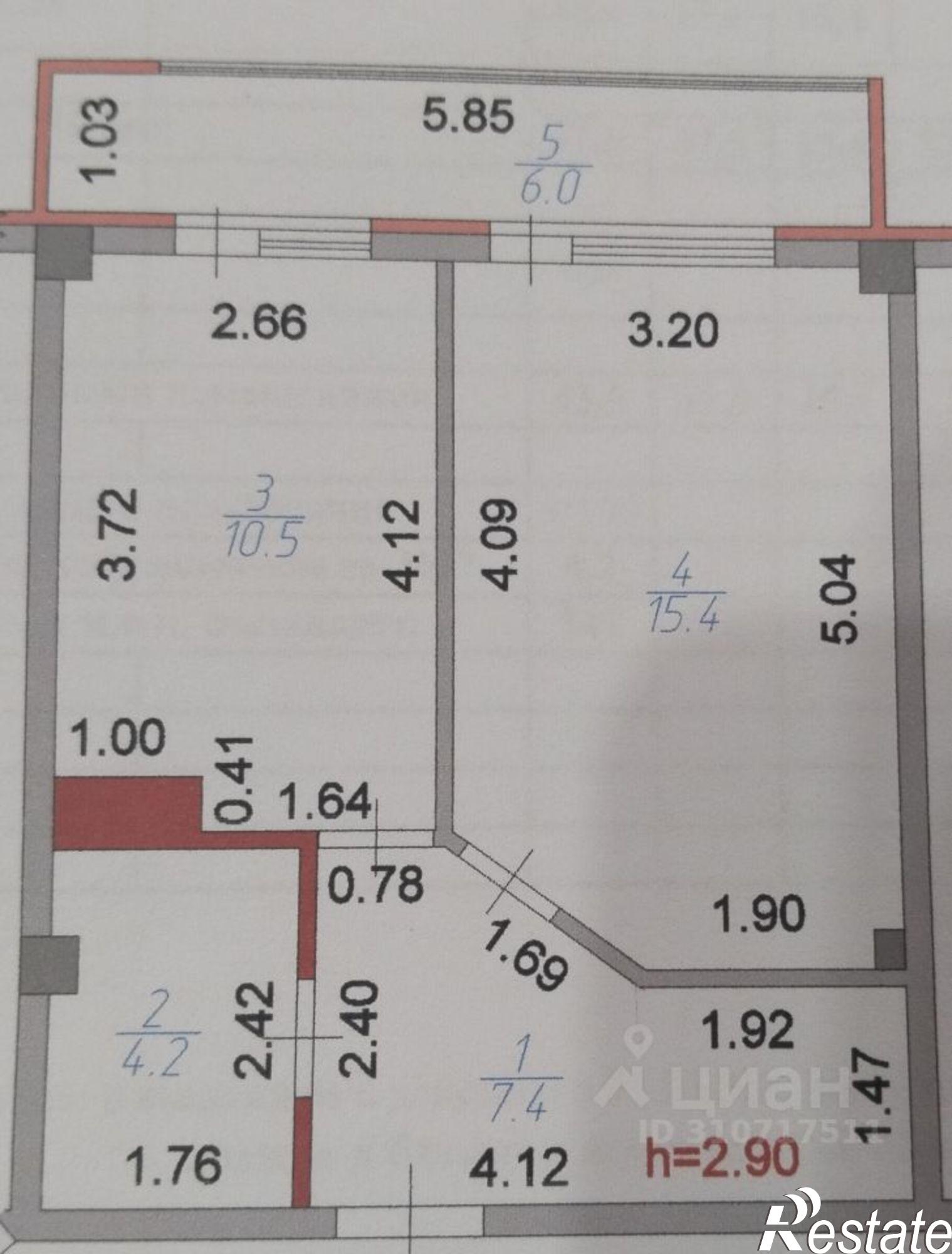 Купить квартиру за 4 500 000 рублей на улица Михаила Корницкого, 1