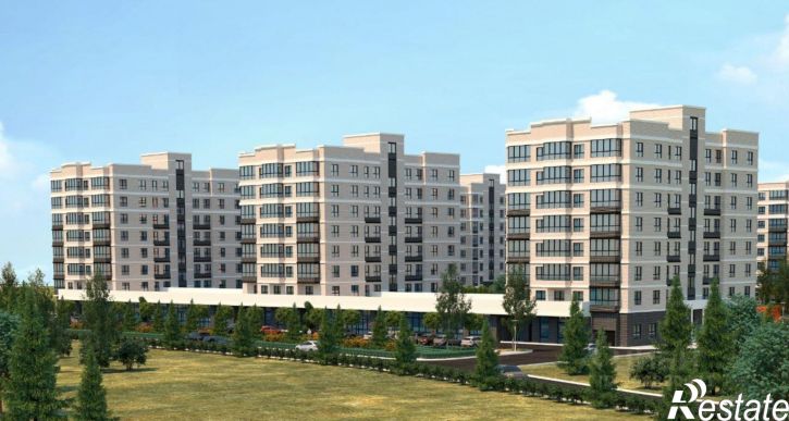 1-комн квартира в новом доме улица Ярославского