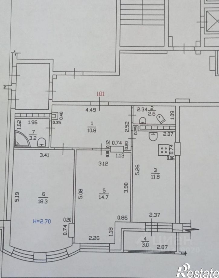 2-комн квартира ул Бабушкина, 36,  д. 36
