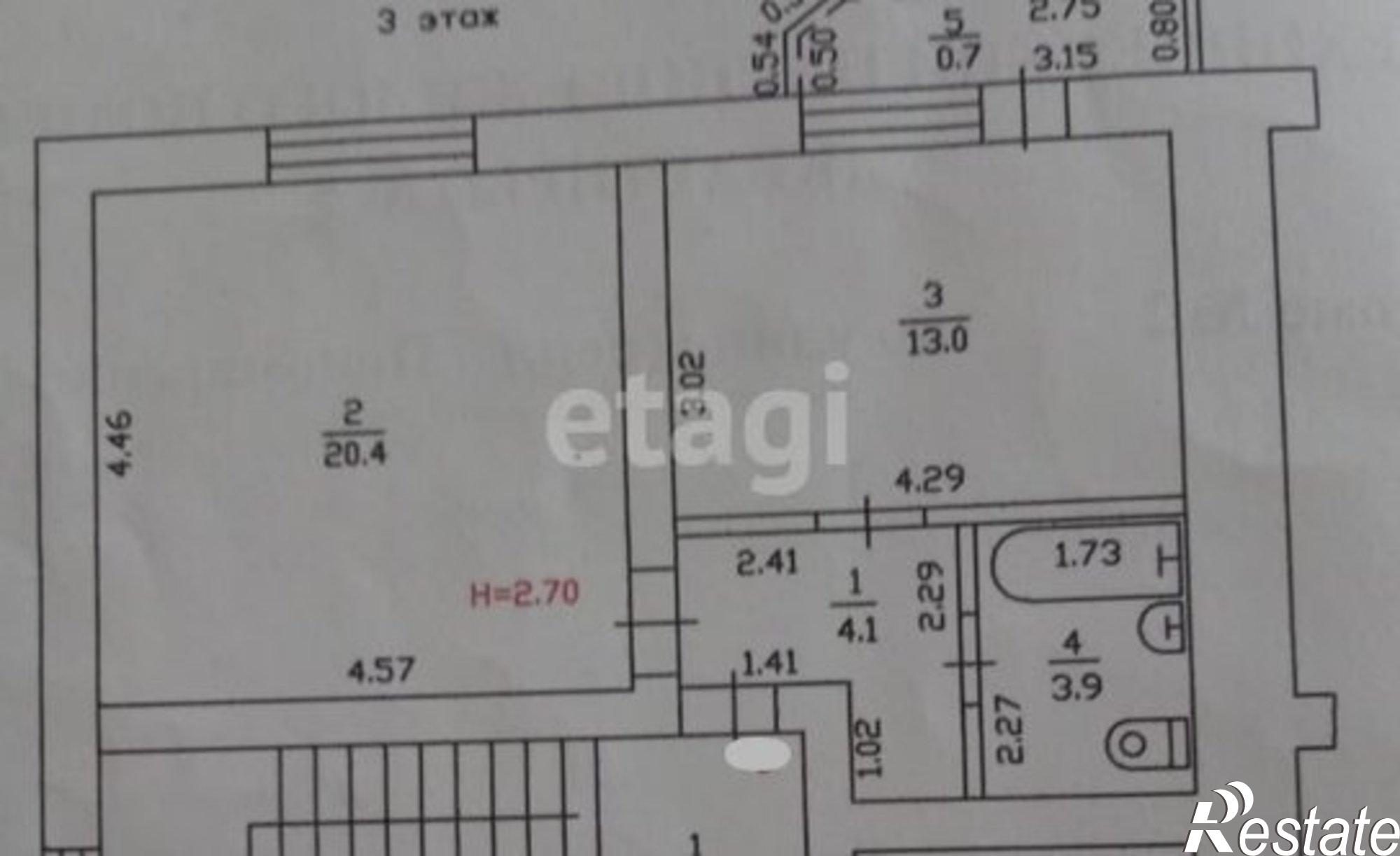 Купить квартиру за 5 800 000 рублей на улица Пономаренко, 2