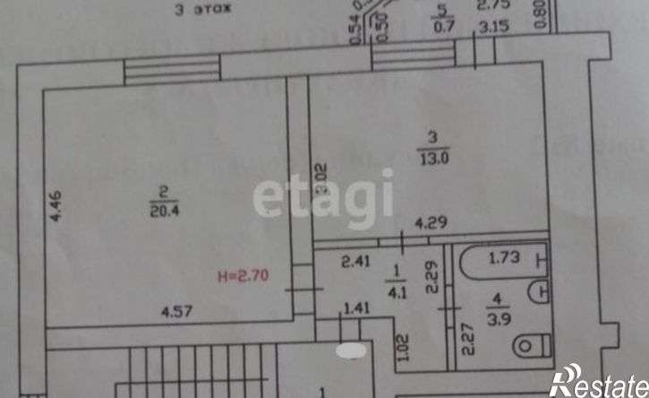 1-комн квартира улица Пономаренко, 2,  д. 2