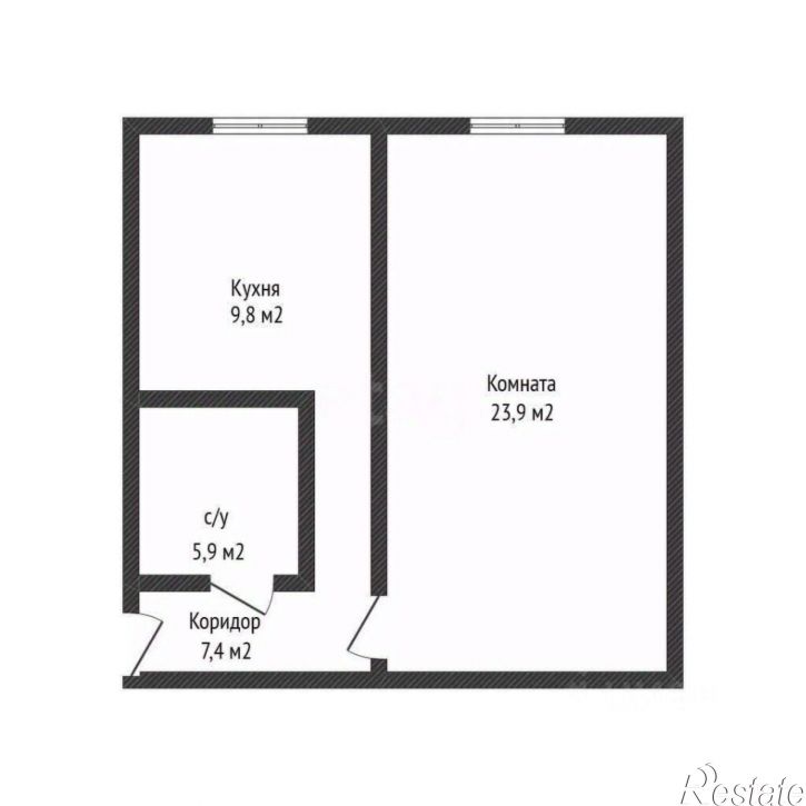 1-комн квартира улица Ленина, 252Д,  д. 252Д