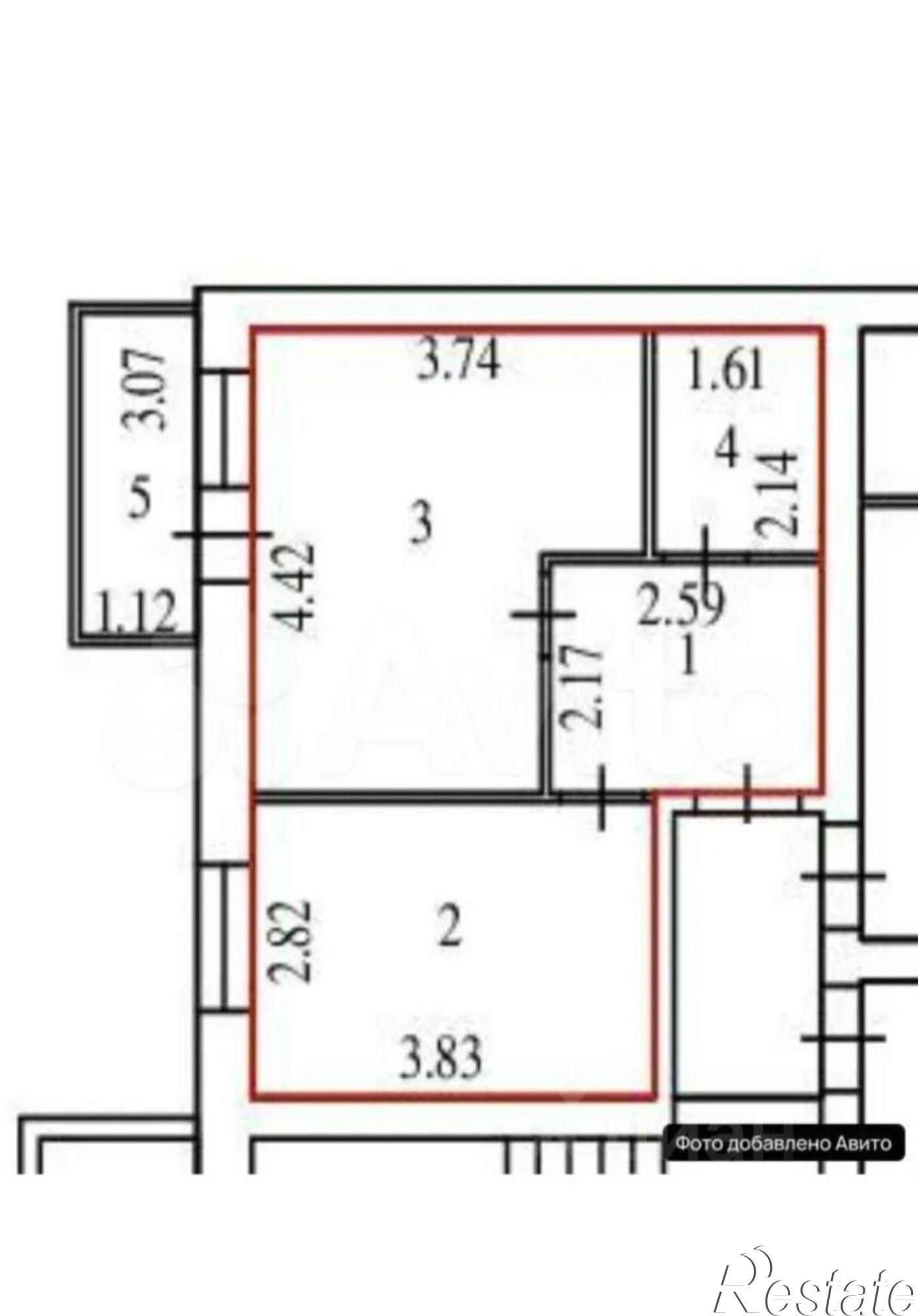 Купить квартиру за 6 100 000 рублей на улица Герцена, 64А к2