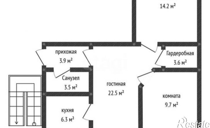 3-комн квартира улица Ленина, 182А,  д. 182А