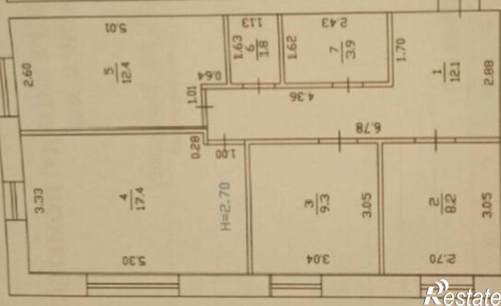3-комн квартира Заводская улица, 52,  д. 52