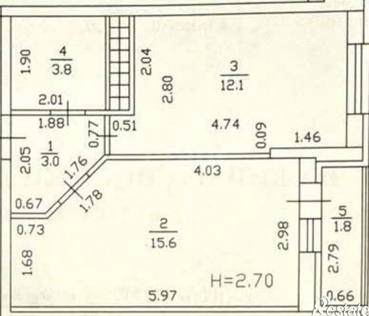 1-комн квартира Рябиновая улица, 2Б к2,  д. 2Б к2