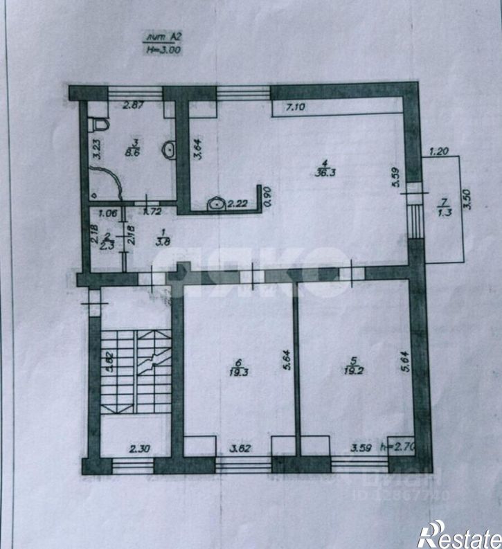 3-комн квартира ул Новонабережная, 1В,  д. 1В