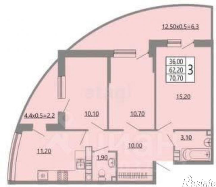 3-комн квартира ул Владимирская, 18,  д. 18
