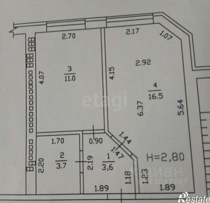 1-комн квартира ул Герцена, 50,  д. 50
