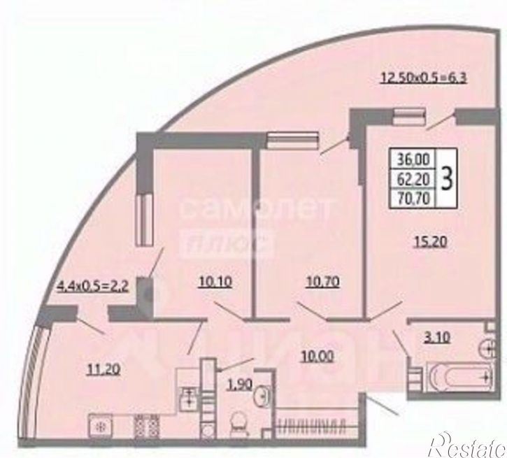 3-комн квартира ул Объездная, 20/2,  д. 20/2