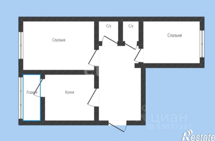 2-комн квартира ул Ленина, 203М,  д. 203М