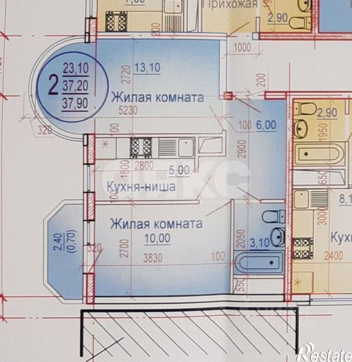 2-комн квартира ул Ярославского, 132Н,  д. 132Н