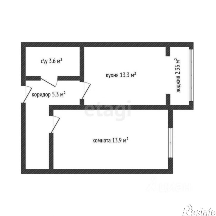 1-комн квартира ул Солнечный Берег, 10А,  д. 10А
