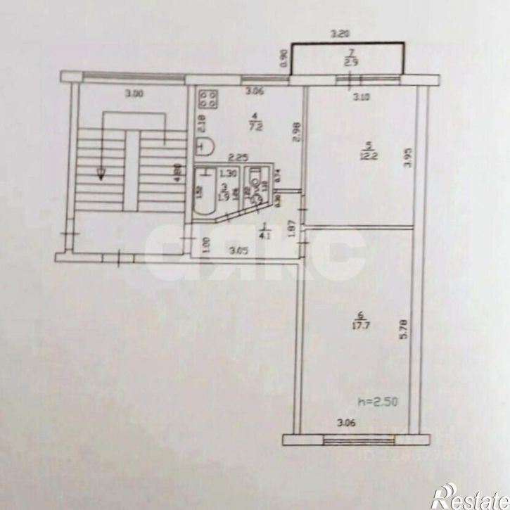 2-комн квартира ул Вокзальная, 1,  д. 1