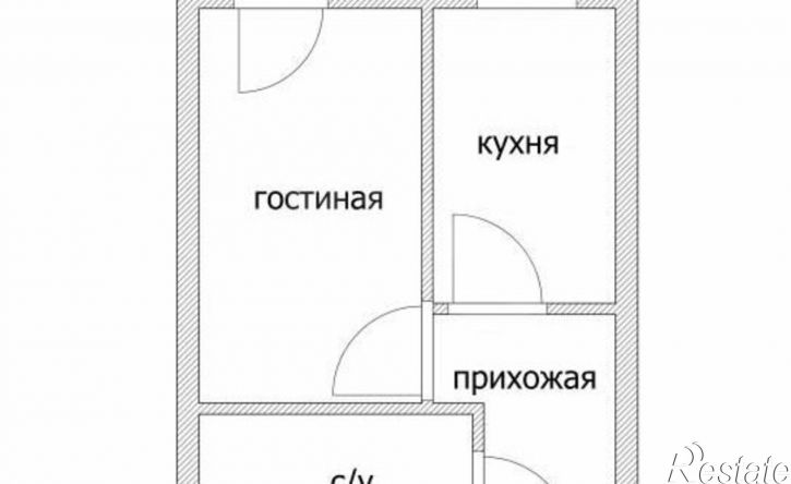 1-комн квартира ул Кубанская, 34,  д. 34
