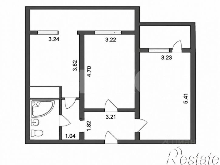 2-комн квартира улица Ленина, 236Б,  д. 236Б