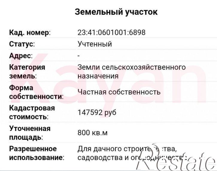 Земельный участок Ярославского ул.