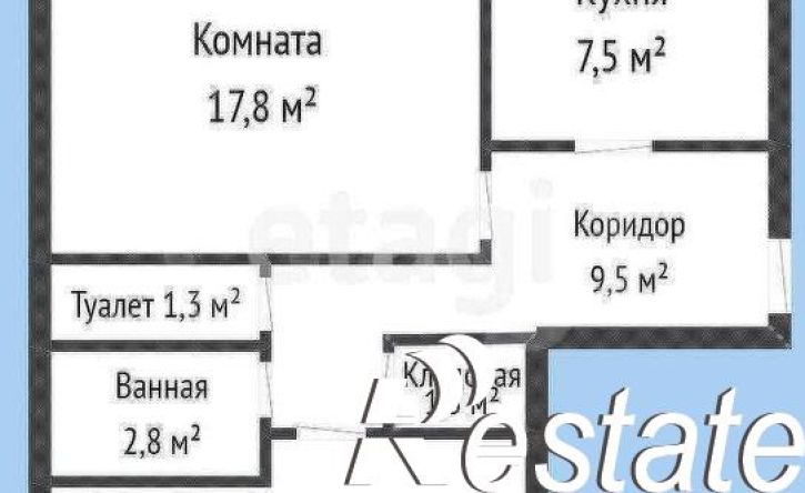 2-комн квартира улица Кириченко, 12А,  д. 12А
